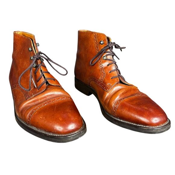 Vintage Cole Haan Men’s Brown Leather Chukka Boots Size US 10.5 main image 10